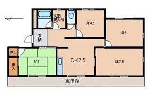 コスモプラン21園部の物件間取画像